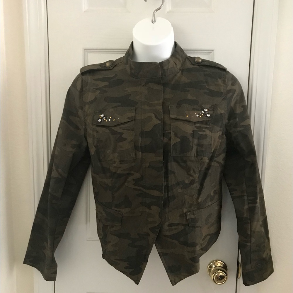 Skull blinged lightweight jacket! Lots of Detail!! Lane Bryant size 18.